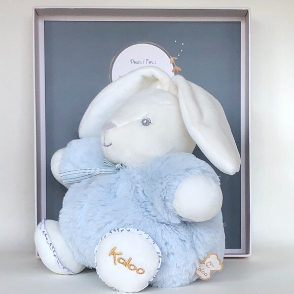 Kaloo Brand New Light Blue Rabbit  Soft Plush Animal for Baby๐๐๐ผ - Picture 4 of 10